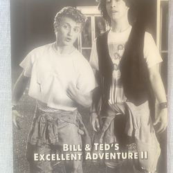 Bill & Teds Excellent Adventure ll Lobby Card 11x14 Keanu Reeves 1990 Orion Pics