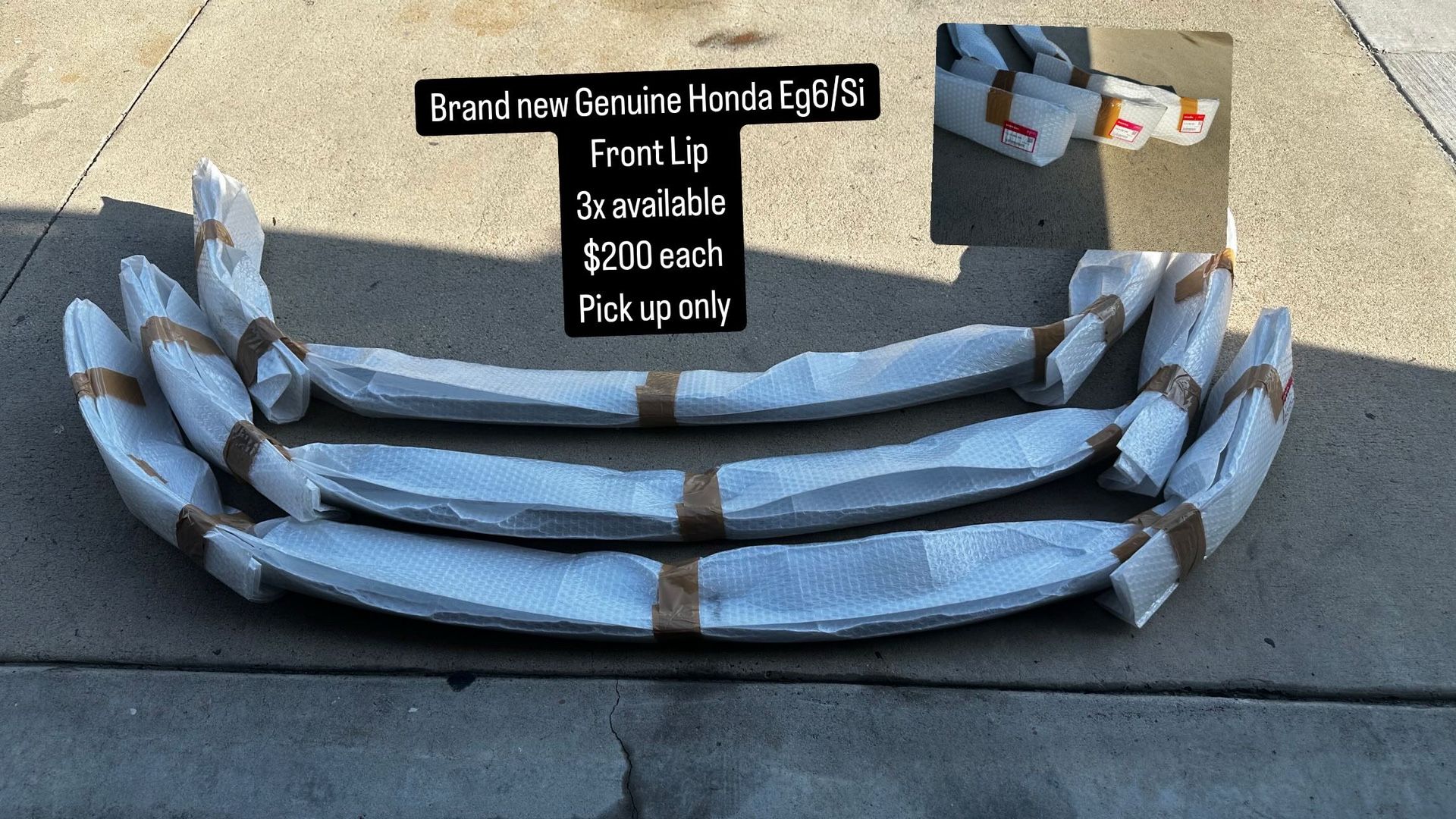 FS EG6 OEM FRONT LIP