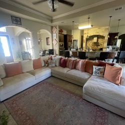 Custom Microfiber Sectional 