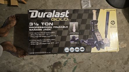 Duralast Gold 3.5 Ton Professional Foldable Garage Jack