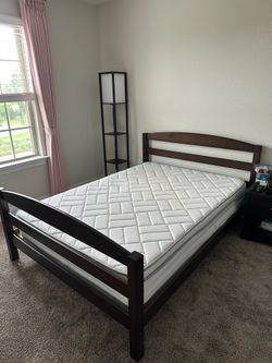 Full Size Bed (Frame + Mattress)
