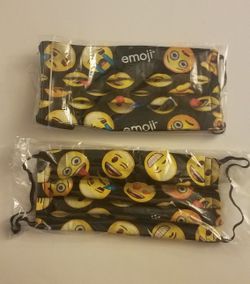 Emoji Adult size homemade face mask