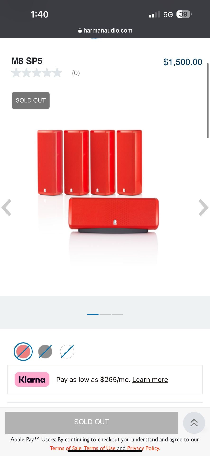 M8 Speaker Set
