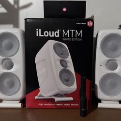 IK Multimedia ILoud MTM Studio Speakers Pair (White)