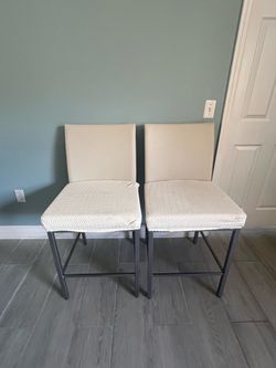 Pair High top chairs