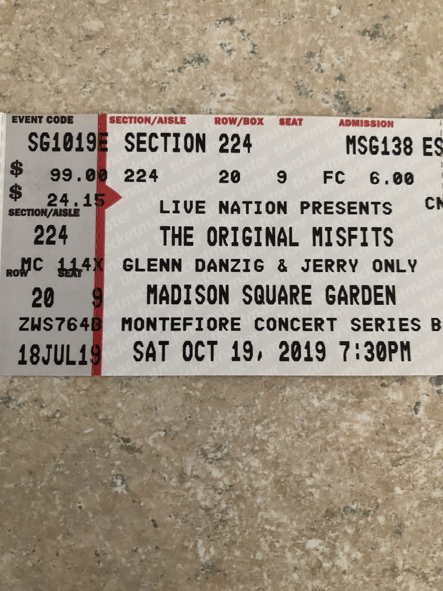 Misfits tickets!!!