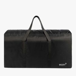 Extra Large Duffle Bag,96L Lightweight Travel Bag, Foldable Waterproof Duffel Bag for Men Women,Black