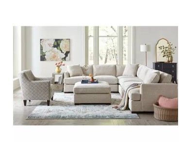 Julian 3pc L Shape Sectional Sofa From Macy's- Excellent Condition