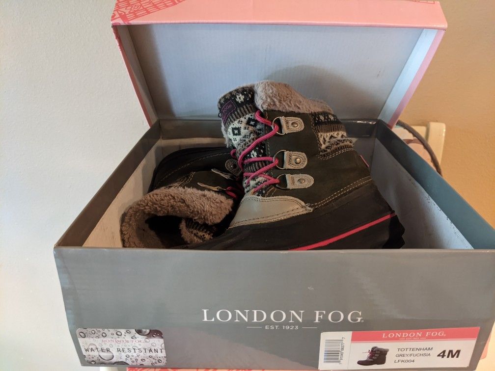 London fog kids snow boots