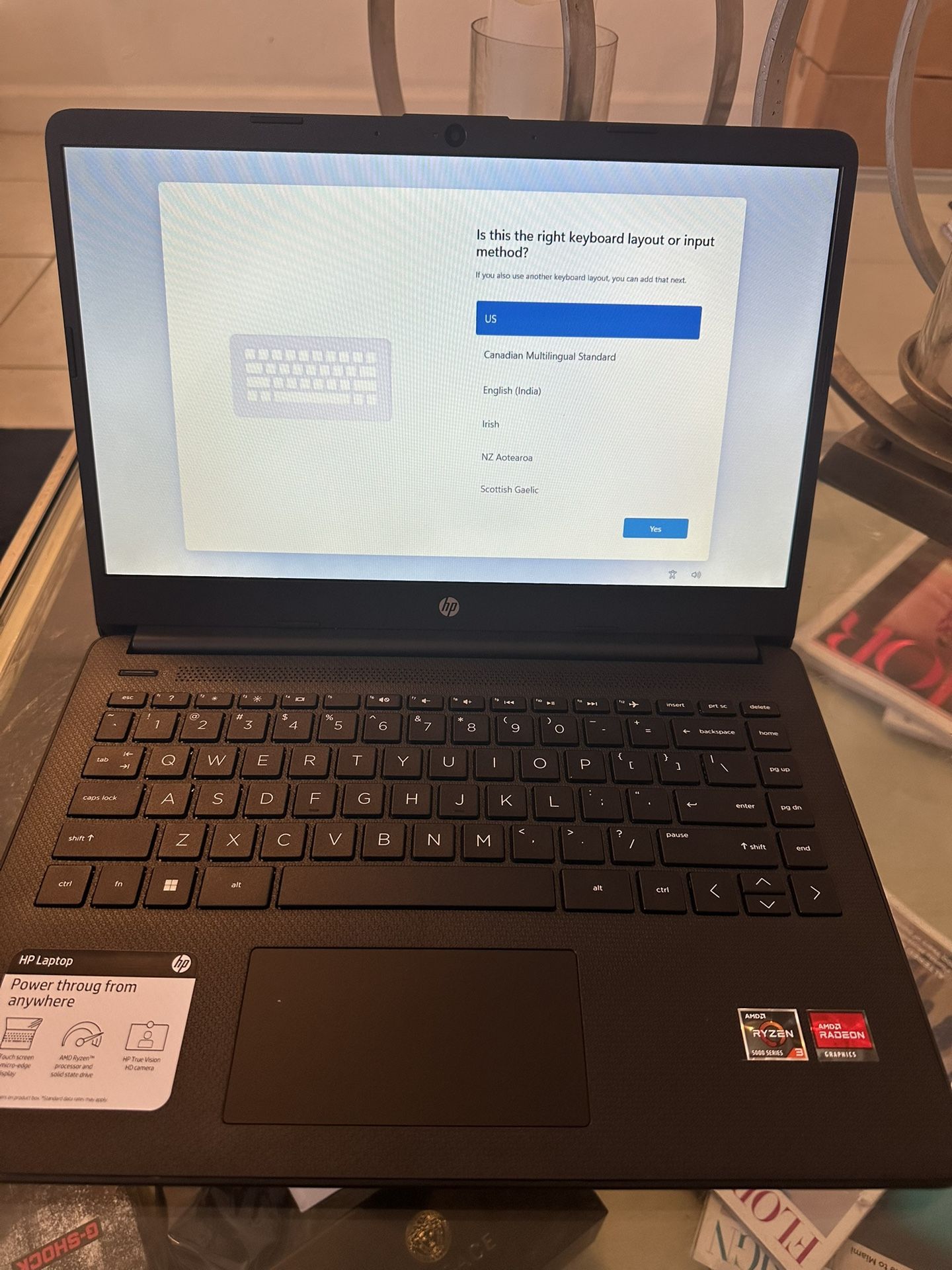 HP 14-FQ AMD Athlon 3050U 4GB 128GB