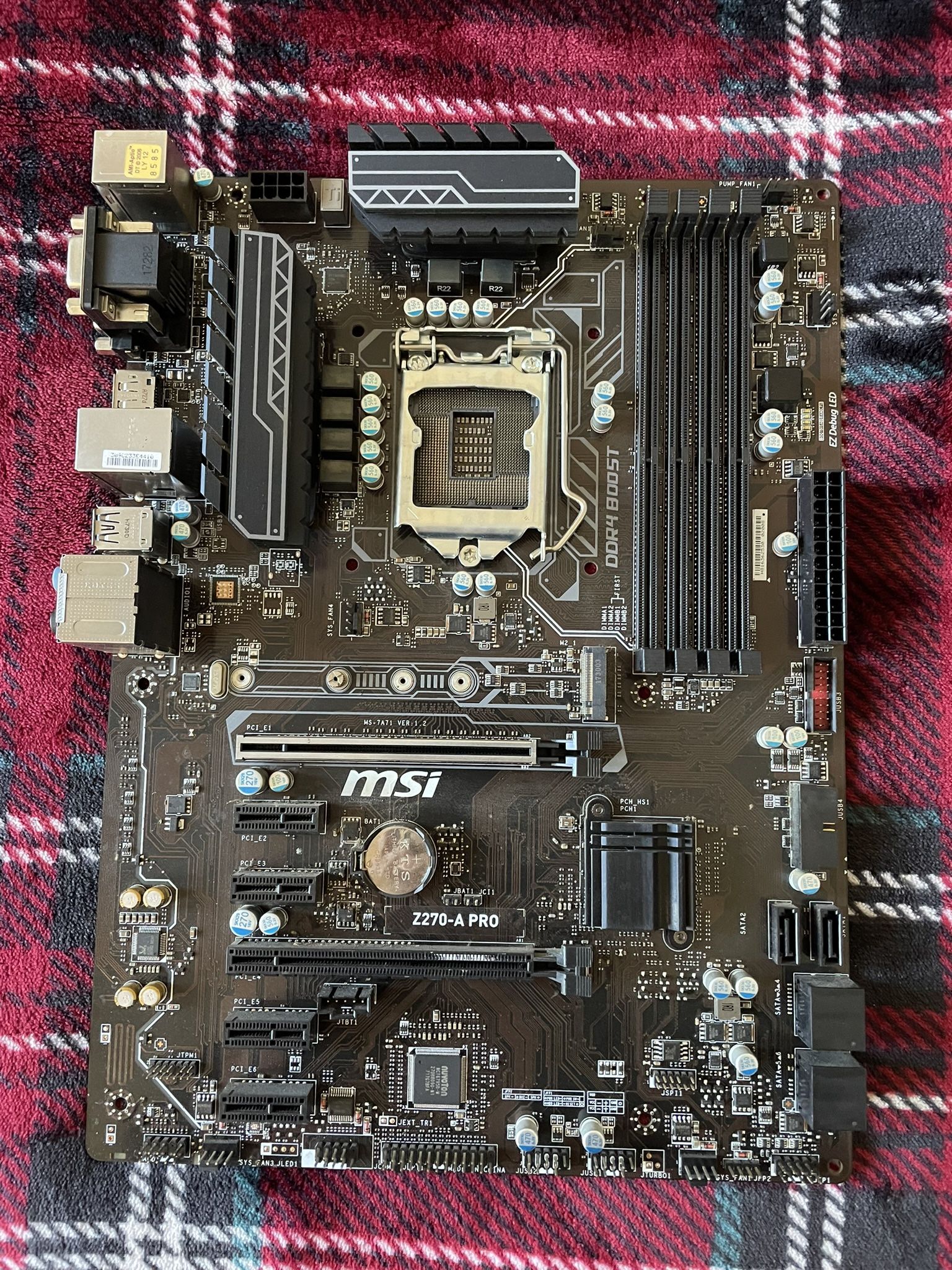 MSI-Z270-A Pro ATX Intel DDR4 Motherboard 