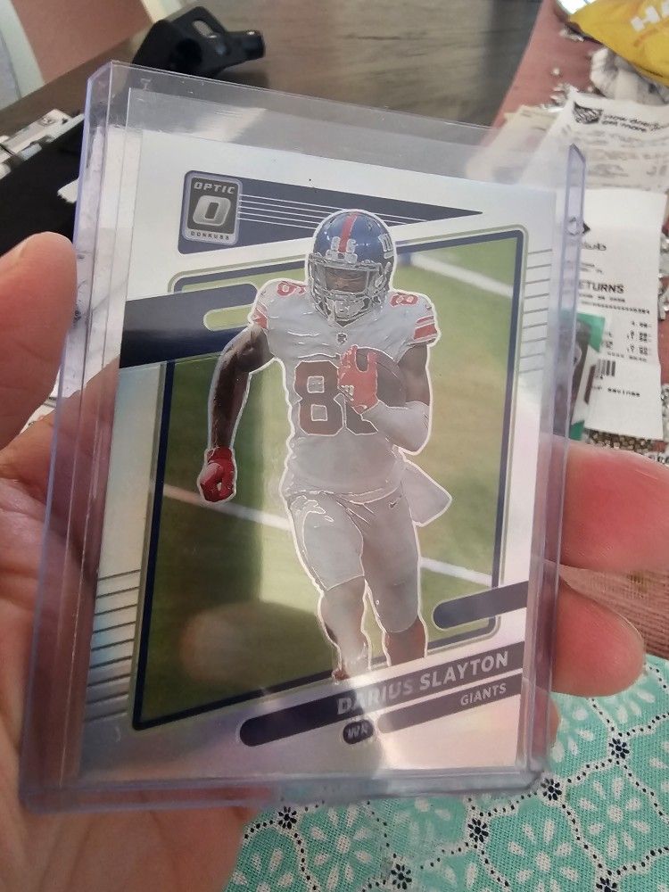 New York Giants Darius Slayton '21 Panini Optic Prizm Football Card
