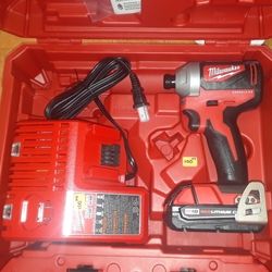 Milwaukee M18 Brushless Impact Driver Kit With 2.0 Battery Charger And Hard Shell Case