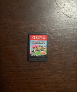 Minecraft for Nintendo Switch.