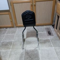 Backrest For A Harley-Davidson