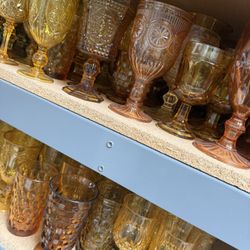 Amber Goblets For Sale 