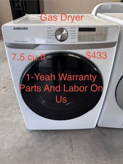 dryer Samsung Gas  with Steam Cycle