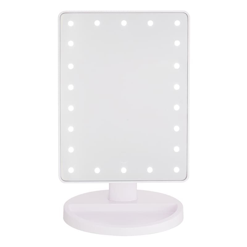 LED 1X & 3X Small Table Mirror, 6.1"