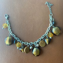 Amber Charms Bracelet