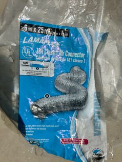 New! 6”x 25 feet Exhaust Flexible Duct