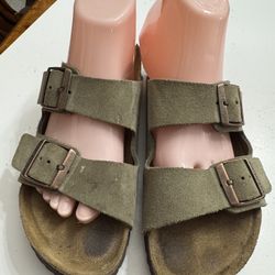 Green Birkenstock Slipper Size 39