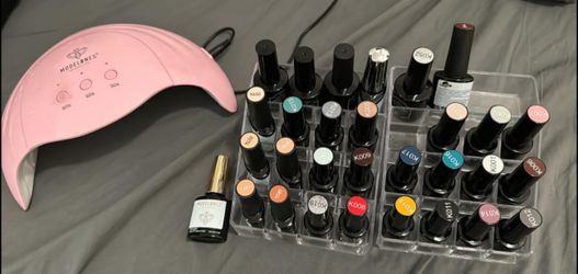 Gel Polishes And Nail Lamp