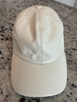 Authentic Louis Vuitton LV Leather Hat