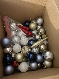 Christmas Tree Ornaments 2.36" about 80 piece