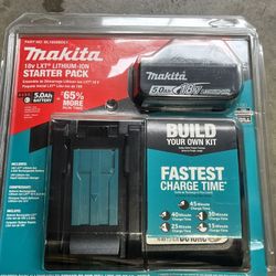 makita fast charger one 5.0 battery 