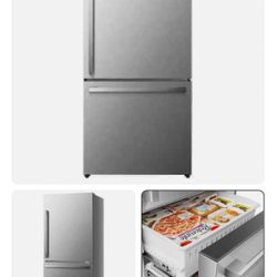 Hisense Stainless Steel Refrigerator 