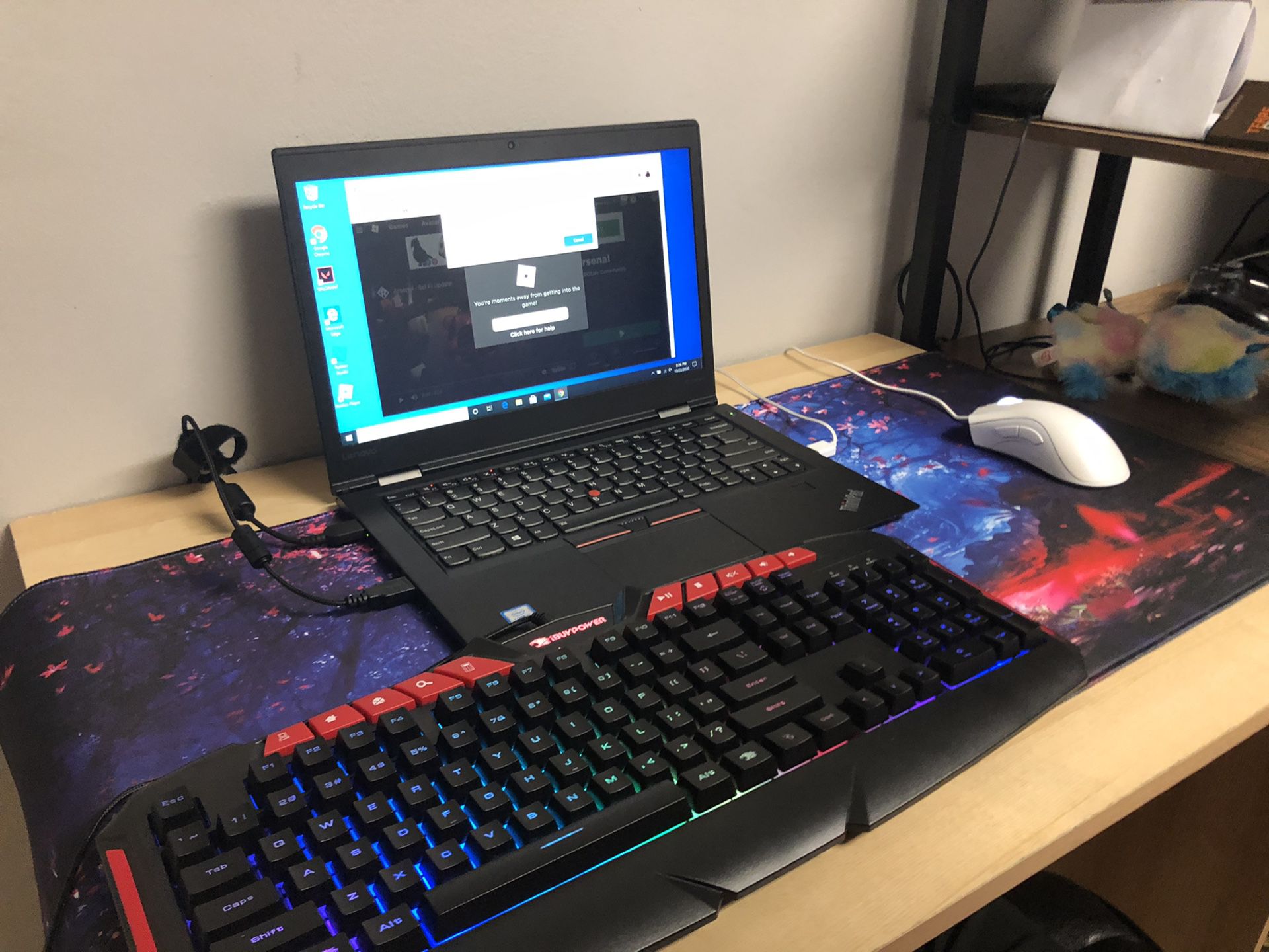 Lenovo 1x carbon gaming laptop (Works very fast)