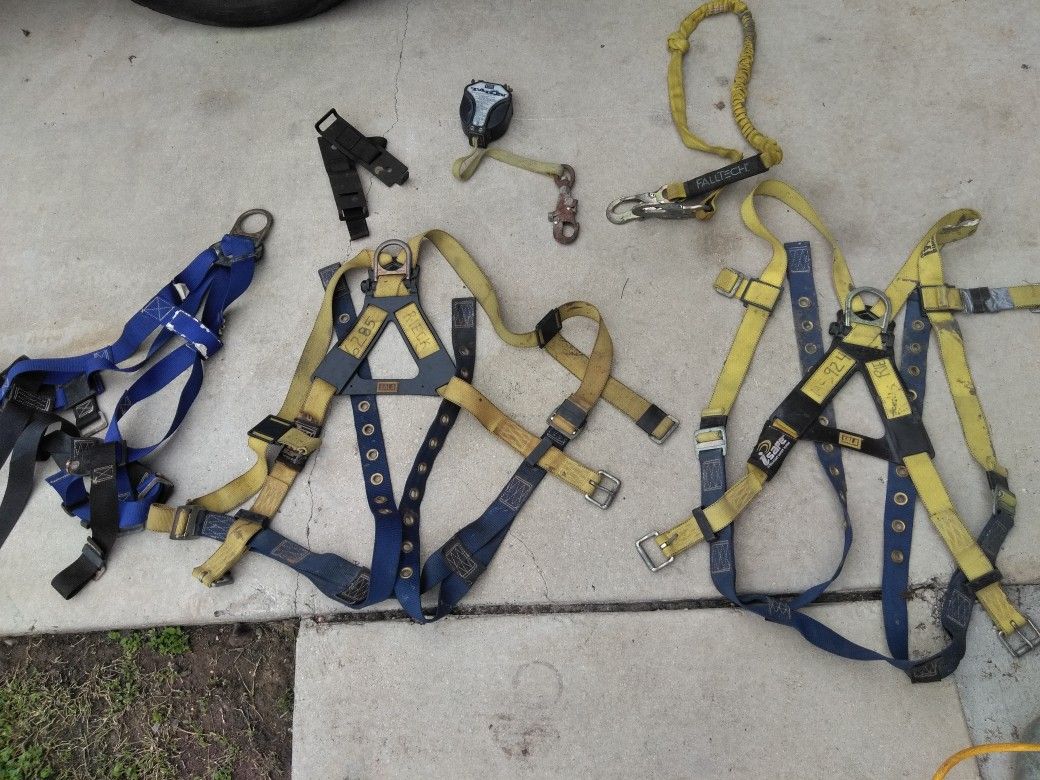 Sala talon self retracting lifeline and harnesses