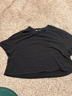 Black crop top