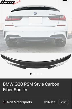 🏎️ BMW G20 Carbon Fiber Style Spoiler