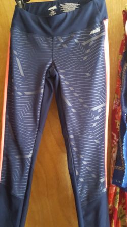 Navy & Coral Asics Leggings XS/Small