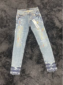 Washed Blue Purple Jeans🩵