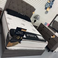 Bed Set + Free Mattress & Box Spring