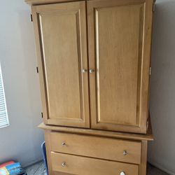 Free Armoire And Dresser With Mirror (not Pictured)