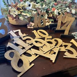 Table Numbers