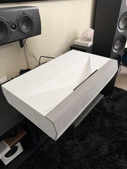 Optoma CinemaX P2 4K UHD Ultra Short Throw Laser Projector (White)