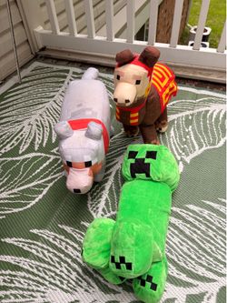 Minecraft stuffed animals