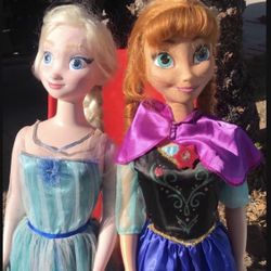 Elsa And Ana Dolls 