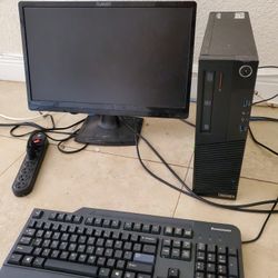 Computer, Monitor And Keyboard