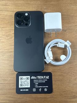 📱 iPhone 15 Pro Max | 256GB | Black Titanium | Unlocked (Any Carrier)