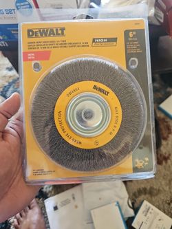 DeWalt Carbon Crimp Bench Wheel 3/4" Face