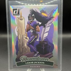 2025 Donruss Oversized Jumbo Downtown #1 Lamar Jackson