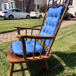 Vintage Wood Rocking Chair