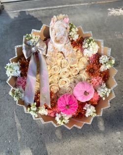 Fall Ramo Buchon Flower Roses Bouquet Roses