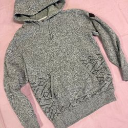 Small Vans Gray Hoodie Sweatshirt Pullover Jacket 
