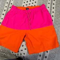 Man Water Shorts Size Medium New